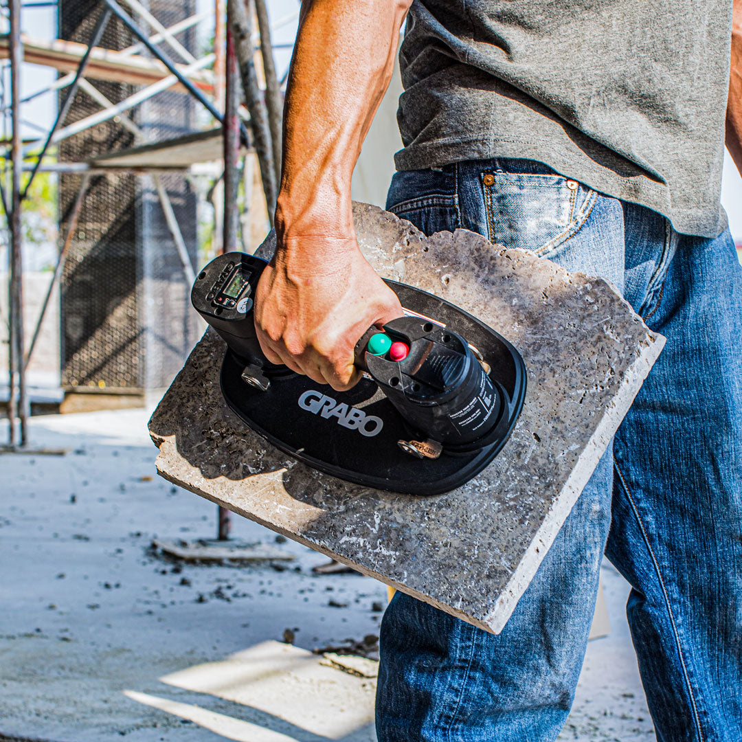 Grabo PRO Cordless Digital Vacuum Lifter with Battery & Charger