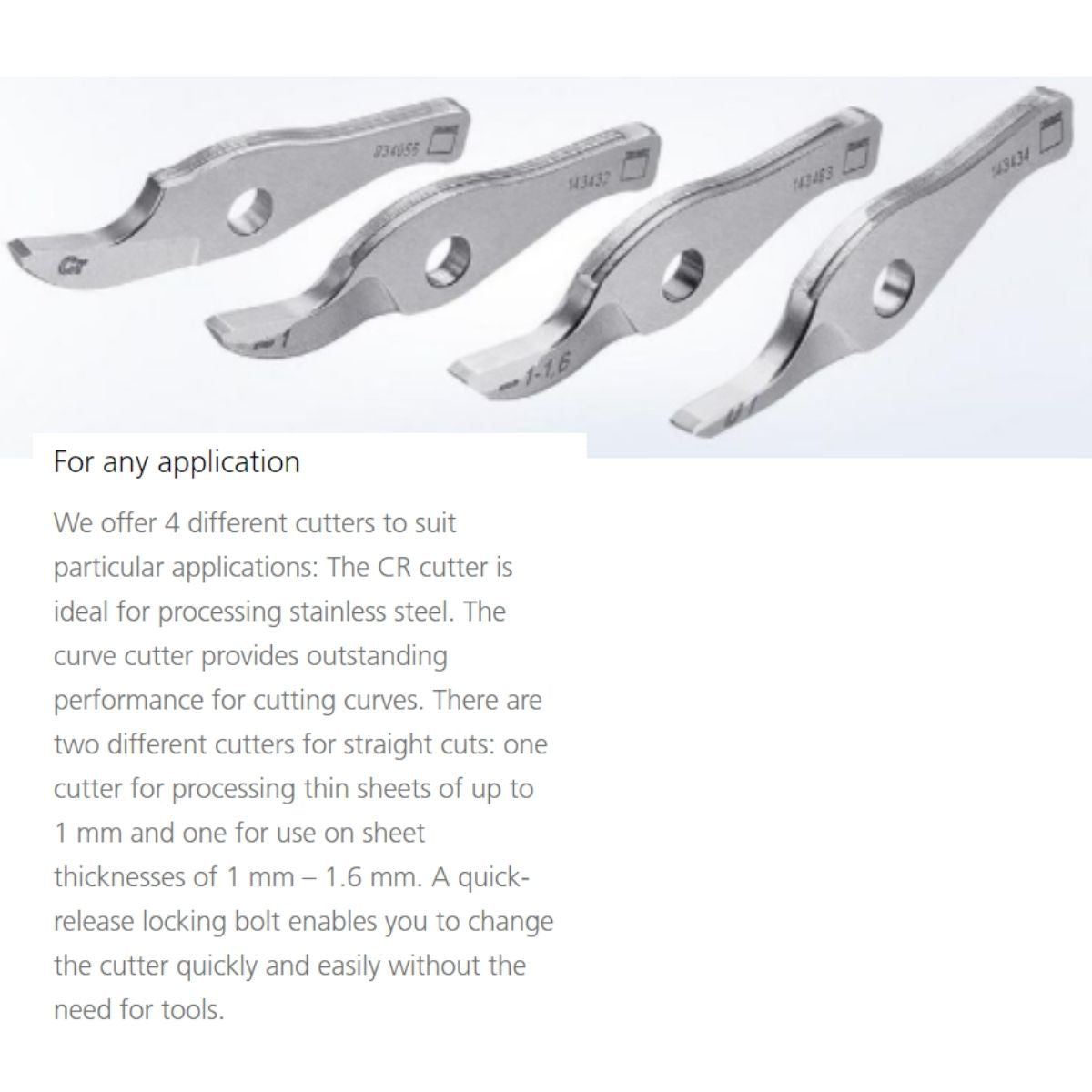 TRUMPF TruTool C160 Slitting Shears - With Chip Clipper (Body Only - No Battery) - Cordless 12V