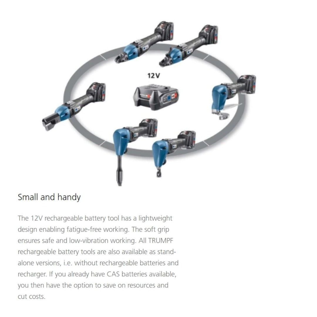 TRUMPF TruTool C160 Slitting Shears - With Chip Clipper (Body Only - No Battery) - Cordless 12V