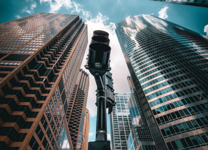 High Rise Buildings looking up 