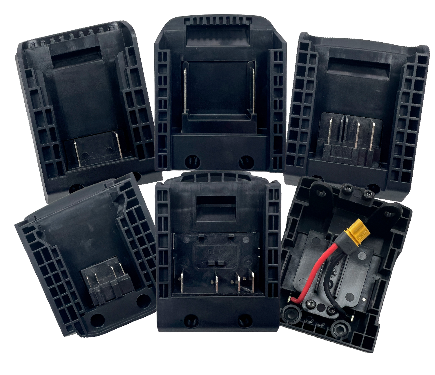 Grabo battery adapters group shot