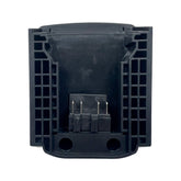 Black Milwaukee Battery Adapter on a white background