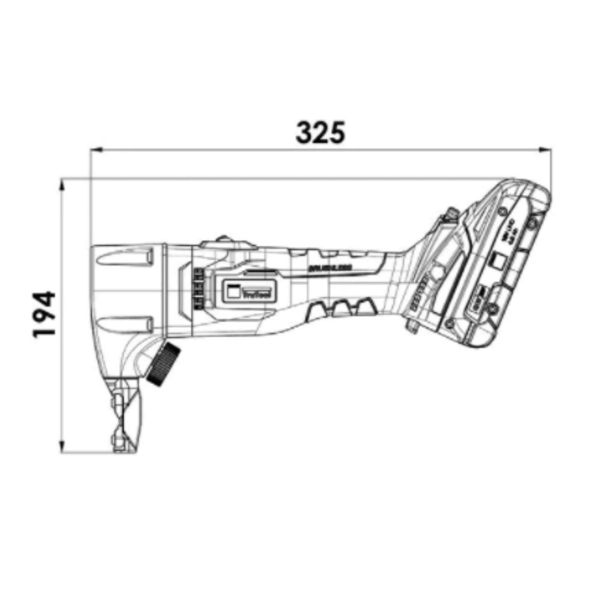 TRUMPF TruTool PN201 Nibbler (Body Only - No Battery) - Cordless 18V